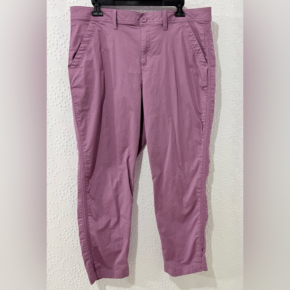 Quiet Luxury Core Tapered Pants High Rise Minimalist Capsule 16 Dusty Plum